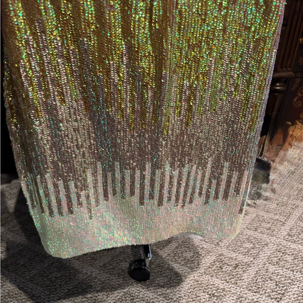 Versace Collection Iridescent Ombre sequin skirt - Picture 6 of 14